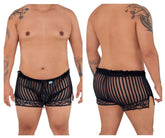 CandyMan 99601X Lounge-Pyjama-Shorts, Farbe Schwarz
